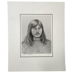 DAVID BROWN America Hay House Artist early 90s signed prints sketches of locals
